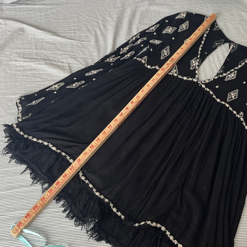 Free People Black and White Blouse - Picture 7 of 9